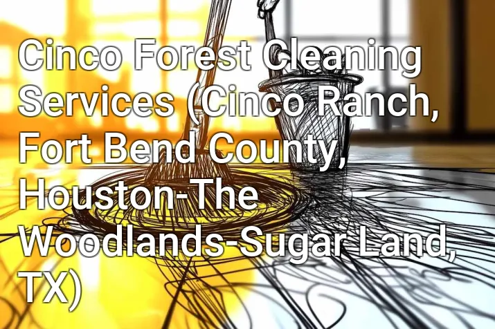 Cinco Forest Cleaning Services (Cinco Ranch, Fort Bend County, Houston-The Woodlands-Sugar Land, TX)
