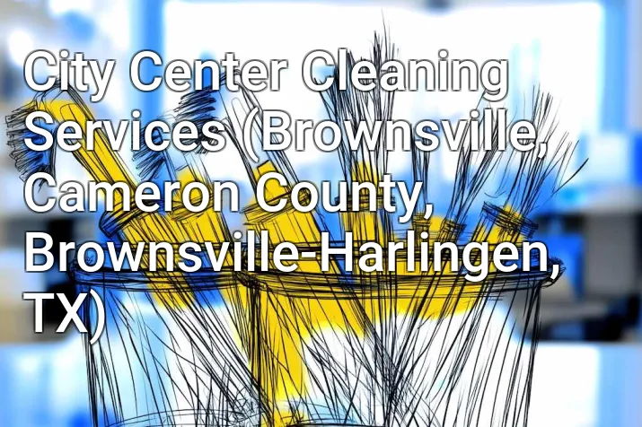 City Center Cleaning Services (Brownsville, Cameron County, Brownsville-Harlingen, TX)