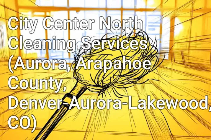 City Center North Cleaning Services (Aurora, Arapahoe County, Denver-Aurora-Lakewood, CO)