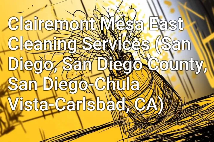 Clairemont Mesa East Cleaning Services (San Diego, San Diego County, San Diego-Chula Vista-Carlsbad, CA)