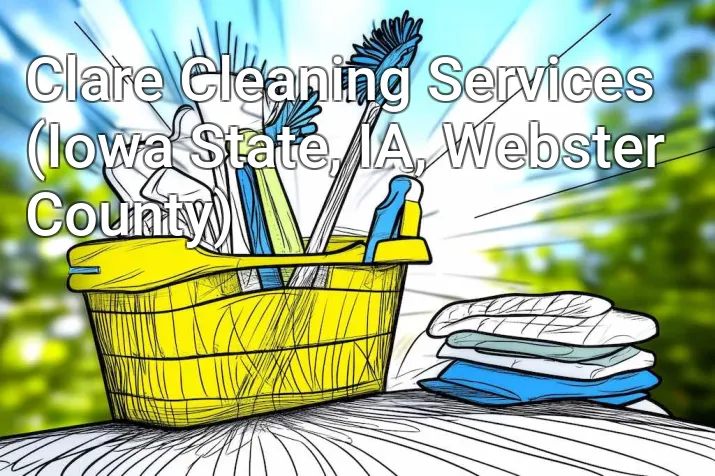 Clare Cleaning Services (Iowa State, IA, Webster County)