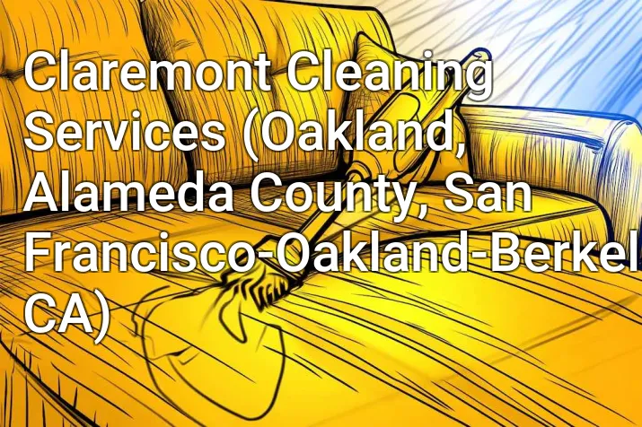 Claremont Cleaning Services (Oakland, Alameda County, San Francisco-Oakland-Berkeley, CA)