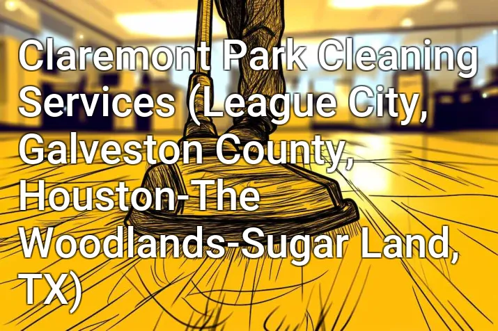 Claremont Park Cleaning Services (League City, Galveston County, Houston-The Woodlands-Sugar Land, TX)