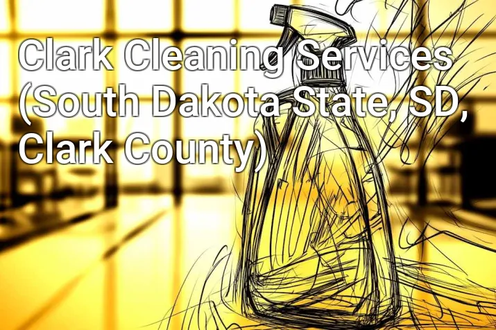 Clark Cleaning Services (South Dakota State, SD, Clark County)