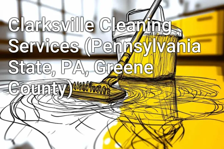 Clarksville Cleaning Services (Pennsylvania State, PA, Greene County)