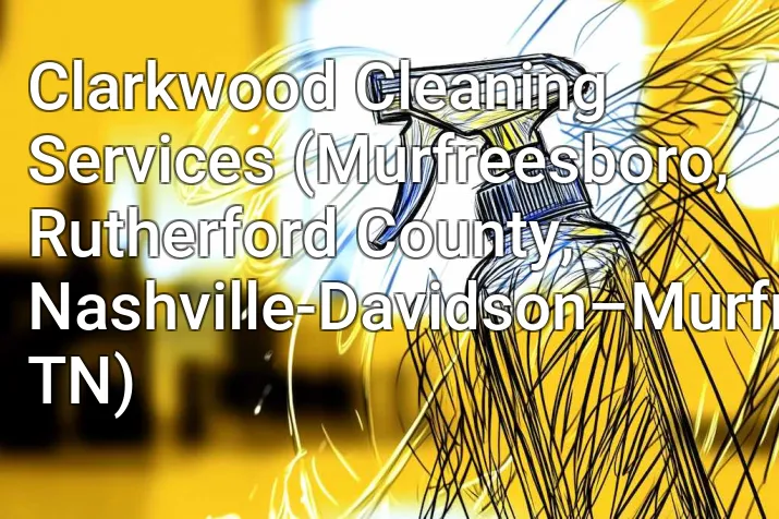 Clarkwood Cleaning Services (Murfreesboro, Rutherford County, Nashville-Davidson–Murfreesboro–Franklin, TN)
