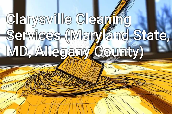 Clarysville Cleaning Services (Maryland State, MD, Allegany County)