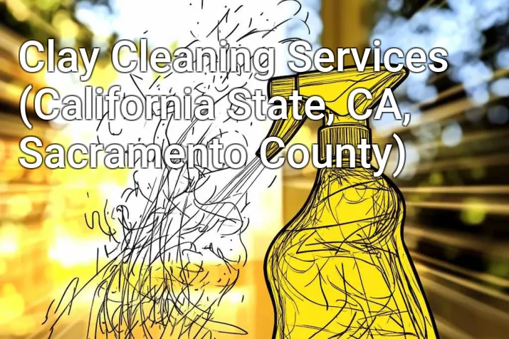 Clay Cleaning Services (California State, CA, Sacramento County)