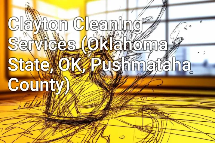 Clayton Cleaning Services (Oklahoma State, OK, Pushmataha County)