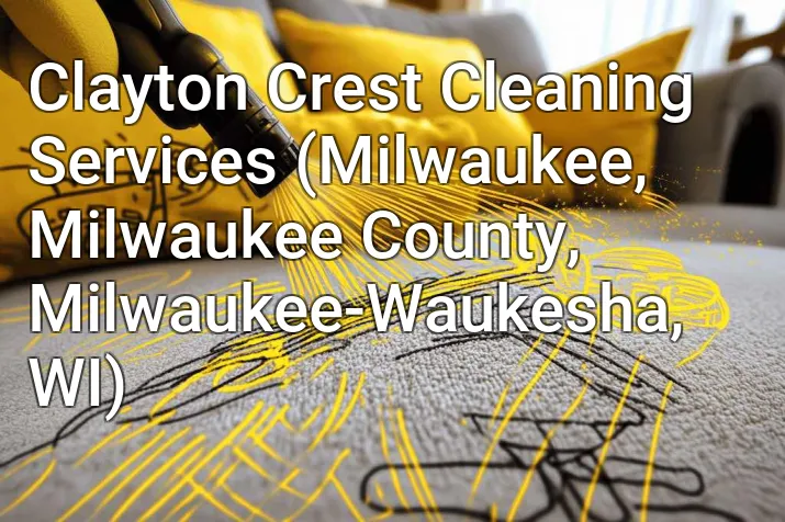 Clayton Crest Cleaning Services (Milwaukee, Milwaukee County, Milwaukee-Waukesha, WI)