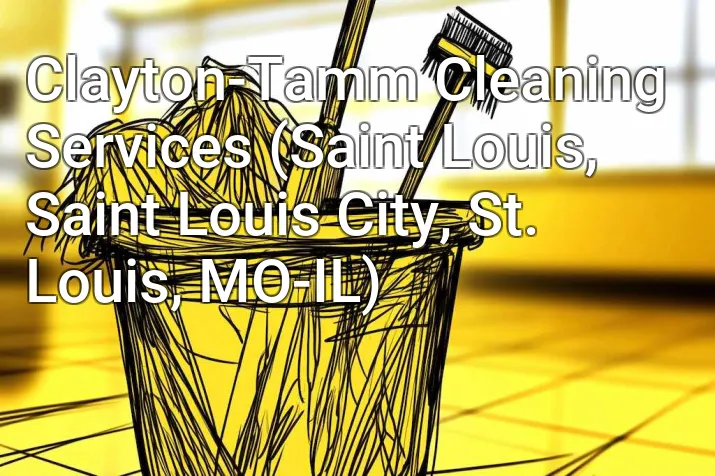 Clayton-Tamm Cleaning Services (Saint Louis, Saint Louis City, St. Louis, MO-IL)