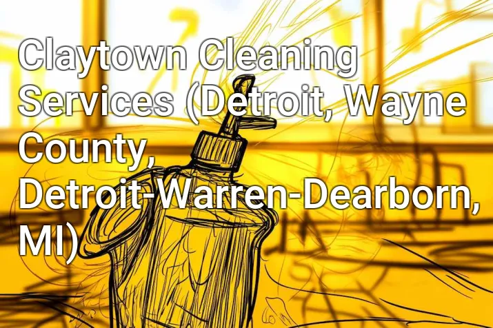 Claytown Cleaning Services (Detroit, Wayne County, Detroit-Warren-Dearborn, MI)