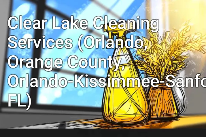 Clear Lake Cleaning Services (Orlando, Orange County, Orlando-Kissimmee-Sanford, FL)