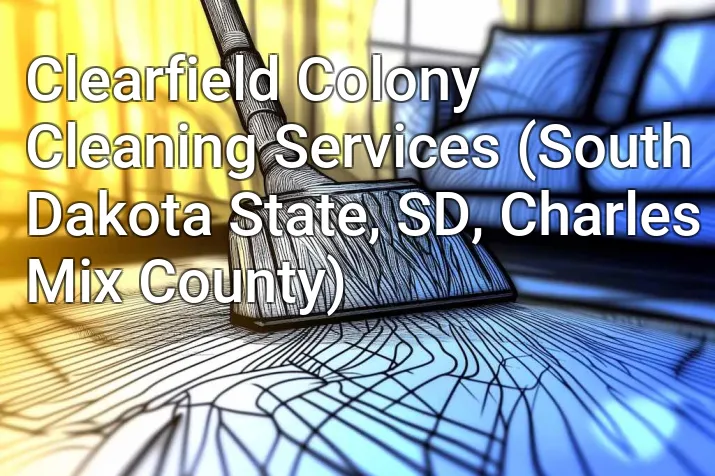 Clearfield Colony Cleaning Services (South Dakota State, SD, Charles Mix County)