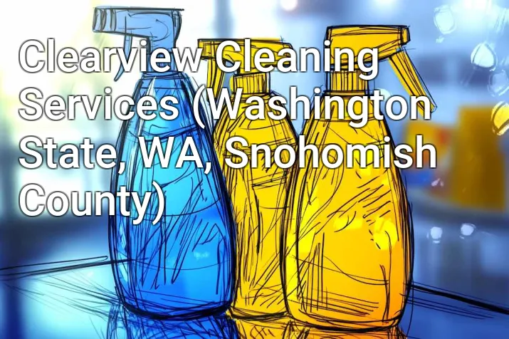 Clearview Cleaning Services (Washington State, WA, Snohomish County)