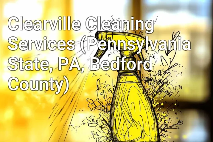 Clearville Cleaning Services (Pennsylvania State, PA, Bedford County)