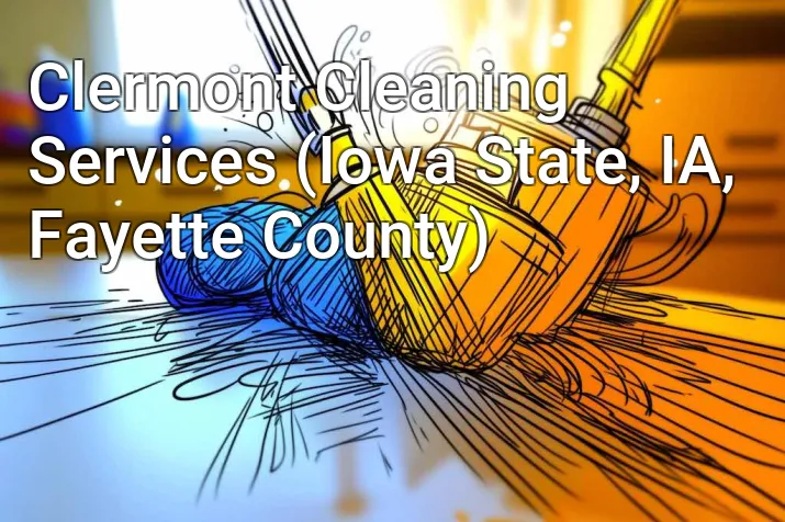 Clermont Cleaning Services (Iowa State, IA, Fayette County)