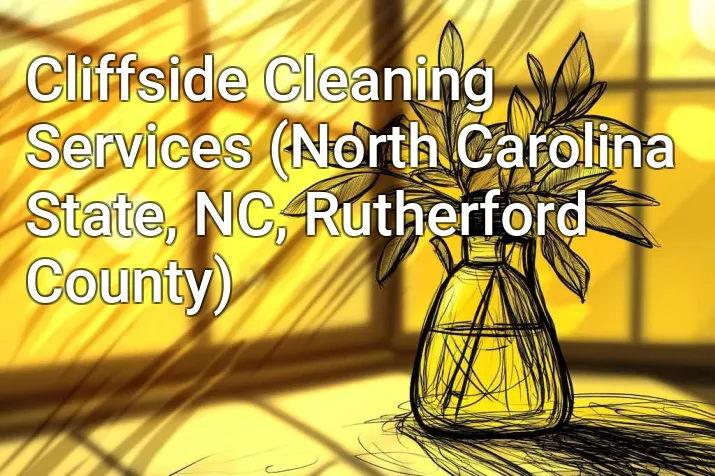 Cliffside Cleaning Services (North Carolina State, NC, Rutherford County)