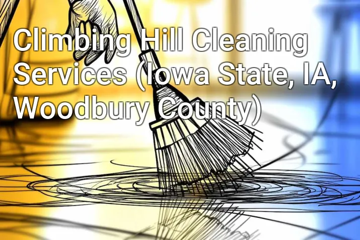 Climbing Hill Cleaning Services (Iowa State, IA, Woodbury County)