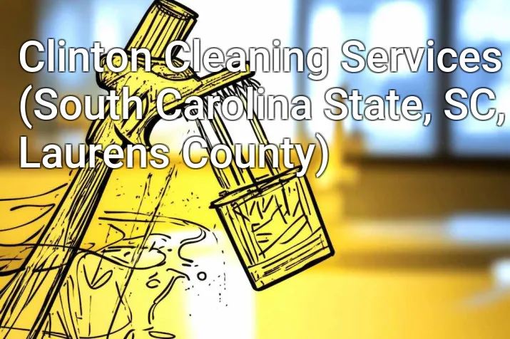 Clinton Cleaning Services (South Carolina State, SC, Laurens County)