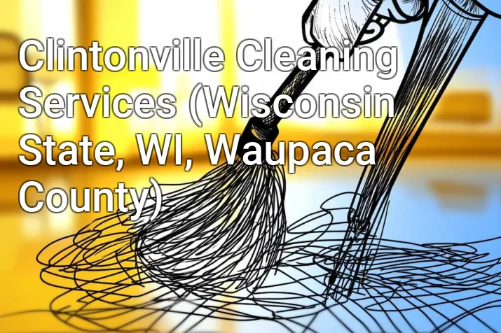 Clintonville Cleaning Services (Wisconsin State, WI, Waupaca County)