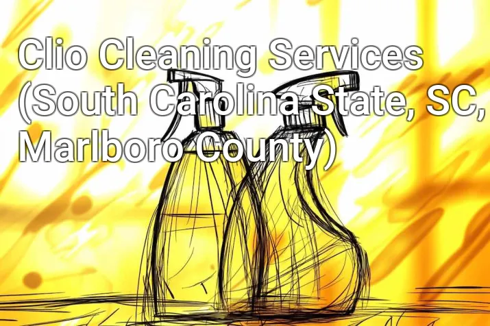 Clio Cleaning Services (South Carolina State, SC, Marlboro County)