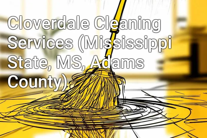 Cloverdale Cleaning Services (Mississippi State, MS, Adams County)
