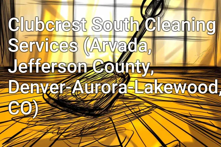 Clubcrest South Cleaning Services (Arvada, Jefferson County, Denver-Aurora-Lakewood, CO)