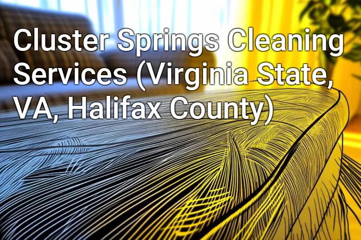 Cluster Springs Cleaning Services (Virginia State, VA, Halifax County)
