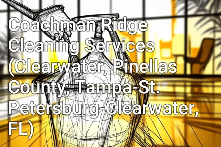Coachman Ridge Cleaning Services (Clearwater, Pinellas County, Tampa-St. Petersburg-Clearwater, FL)