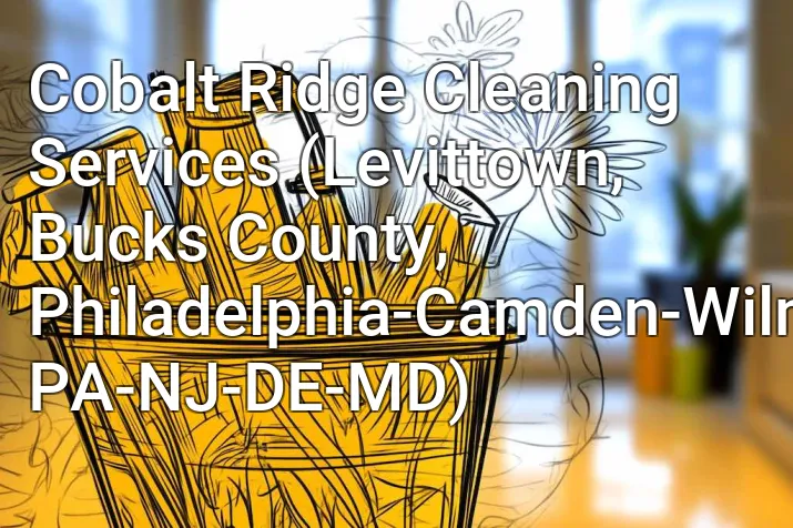 Cobalt Ridge Cleaning Services (Levittown, Bucks County, Philadelphia-Camden-Wilmington, PA-NJ-DE-MD)