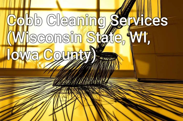 Cobb Cleaning Services (Wisconsin State, WI, Iowa County)