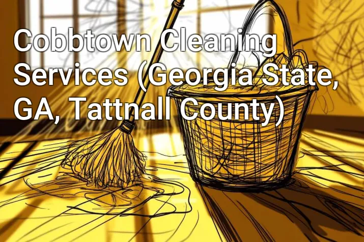 Cobbtown Cleaning Services (Georgia State, GA, Tattnall County)