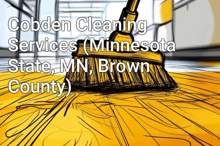 Cobden Cleaning Services (Minnesota State, MN, Brown County)