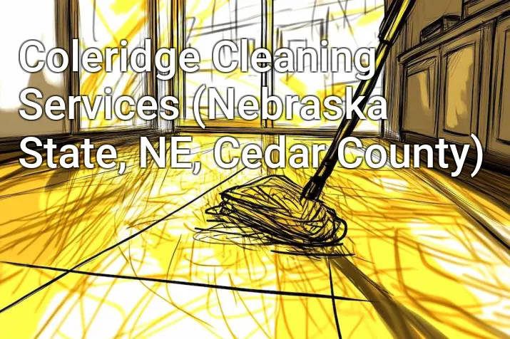 Coleridge Cleaning Services (Nebraska State, NE, Cedar County)