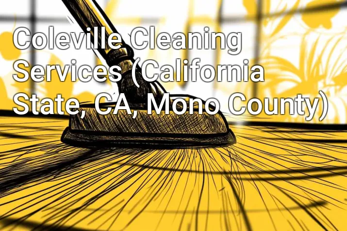 Coleville Cleaning Services (California State, CA, Mono County)