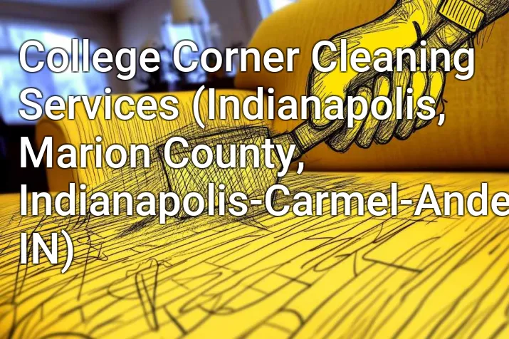 College Corner Cleaning Services (Indianapolis, Marion County, Indianapolis-Carmel-Anderson, IN)