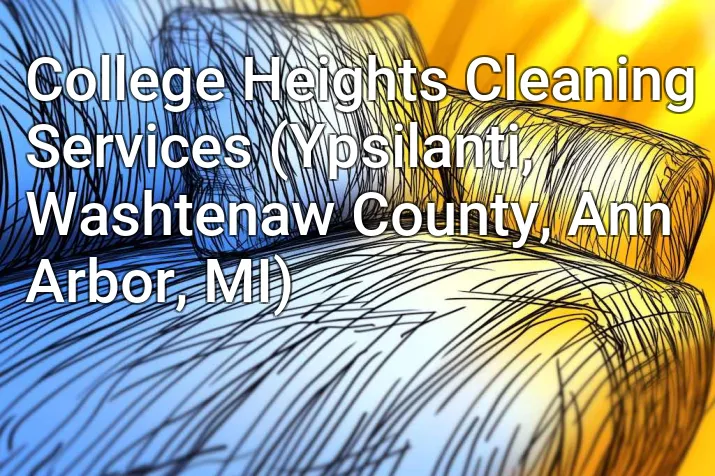 College Heights Cleaning Services (Ypsilanti, Washtenaw County, Ann Arbor, MI)