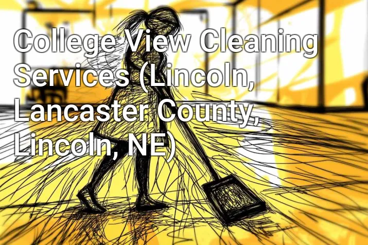College View Cleaning Services (Lincoln, Lancaster County, Lincoln, NE)