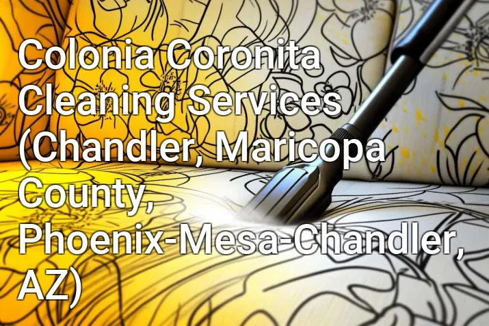 Colonia Coronita Cleaning Services (Chandler, Maricopa County, Phoenix-Mesa-Chandler, AZ)