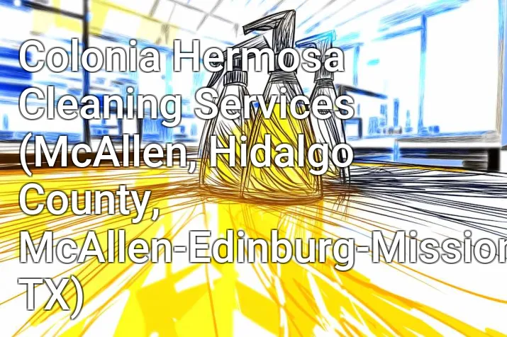 Colonia Hermosa Cleaning Services (McAllen, Hidalgo County, McAllen-Edinburg-Mission, TX)