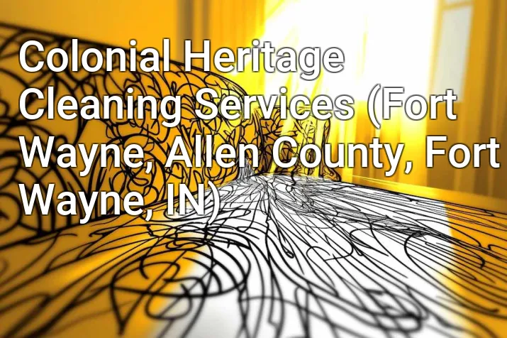 Colonial Heritage Cleaning Services (Fort Wayne, Allen County, Fort Wayne, IN)