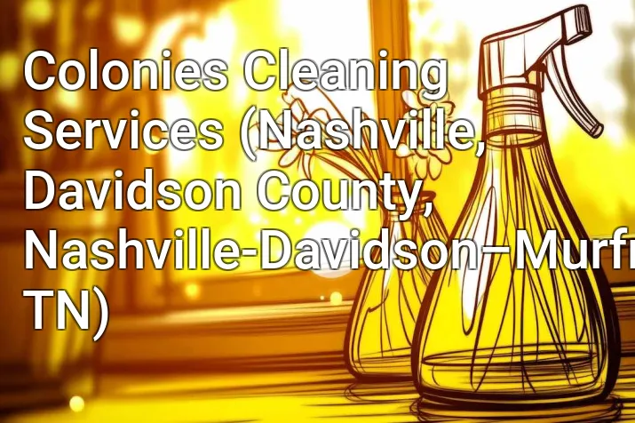 Colonies Cleaning Services (Nashville, Davidson County, Nashville-Davidson–Murfreesboro–Franklin, TN)