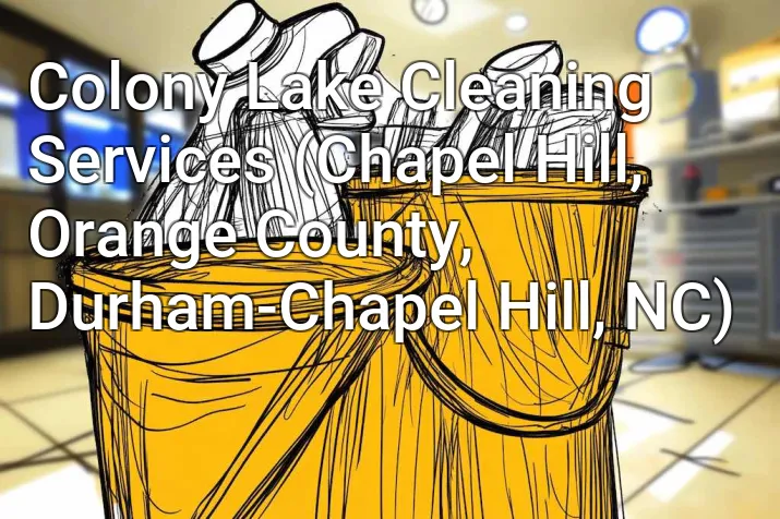 Colony Lake Cleaning Services (Chapel Hill, Orange County, Durham-Chapel Hill, NC)