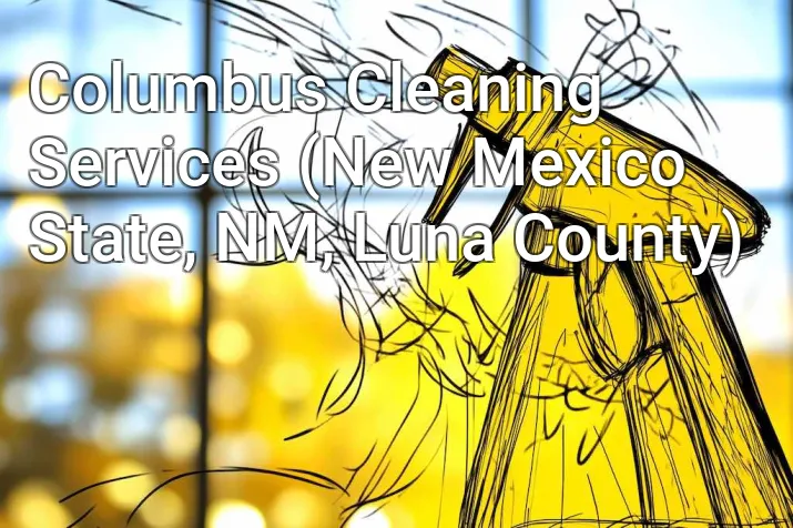 Columbus Cleaning Services (New Mexico State, NM, Luna County)