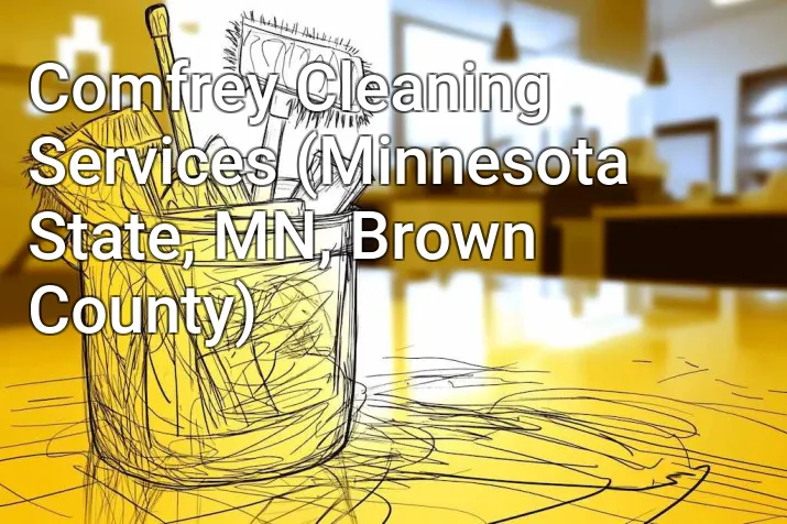 Comfrey Cleaning Services (Minnesota State, MN, Brown County)