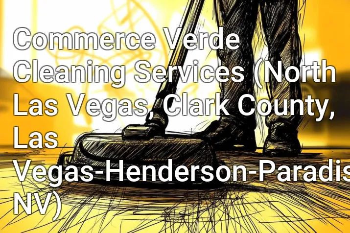 Commerce Verde Cleaning Services (North Las Vegas, Clark County, Las Vegas-Henderson-Paradise, NV)