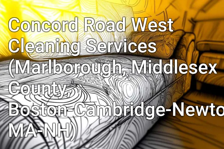 Concord Road West Cleaning Services (Marlborough, Middlesex County, Boston-Cambridge-Newton, MA-NH)