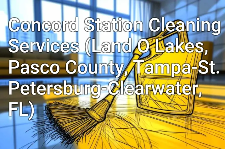 Concord Station Cleaning Services (Land O Lakes, Pasco County, Tampa-St. Petersburg-Clearwater, FL)