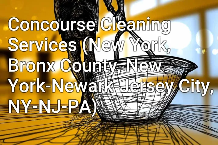 Concourse Cleaning Services (New York, Bronx County, New York-Newark-Jersey City, NY-NJ-PA)